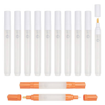 12 Pcs 2 Sizes Empty Refill Paint Markers