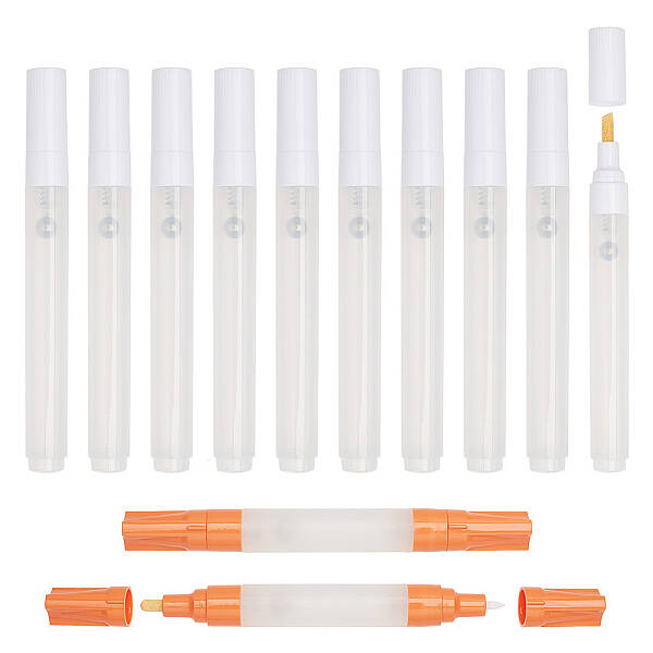 12 Pcs 2 Sizes Empty Refill Paint Markers