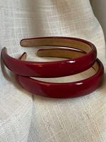 Simple Solid Color Pu Leather Headband Set, Casual Versatile Hair Accessories for Women, Minimalist Headwear for Hair, Fashio...