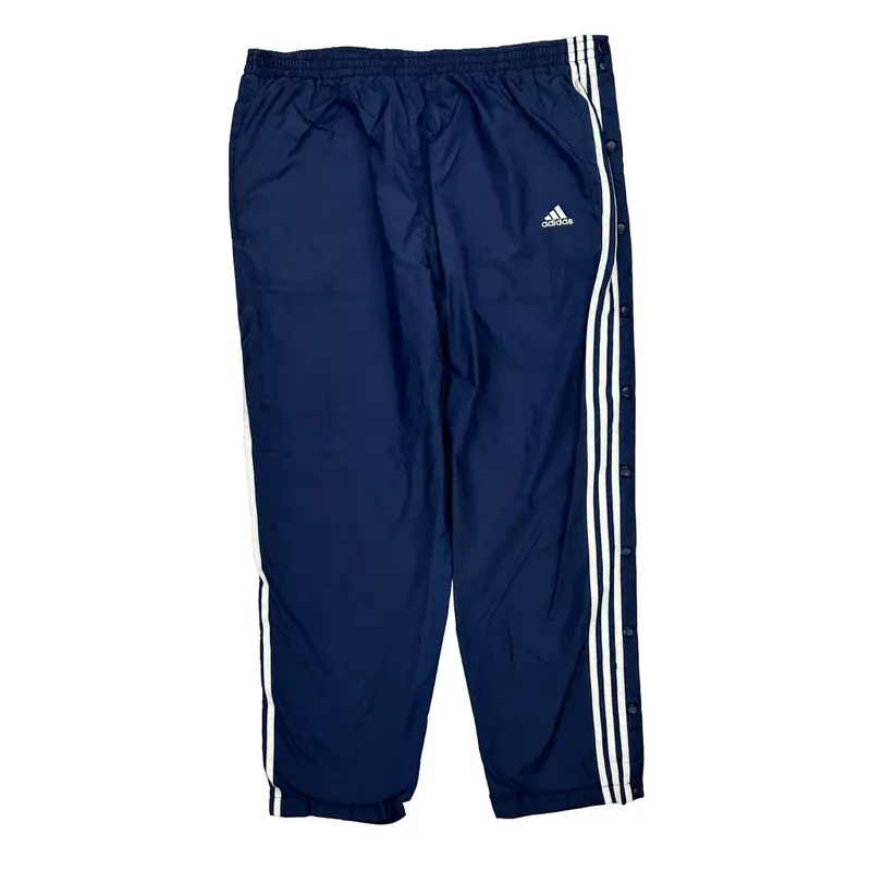 Adidas Tracksuit - XL Navy Polyester Blend
