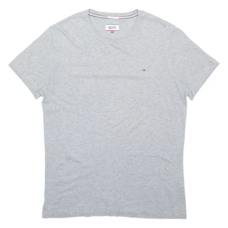 TOMMY HILFIGER Mens T-Shirt Grey XL