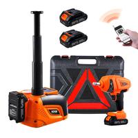 VEVOR Upgraded Wireless Electric Hydraulic Car Jack with Remote Control & Battery Charging, 5 Tons /11000 lbs Portable Jack k...