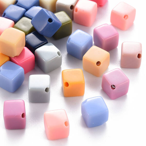 Opaque Acrylic Beads