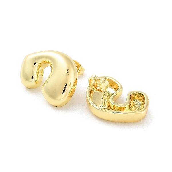 Rack Plating Brass Stud Earring
