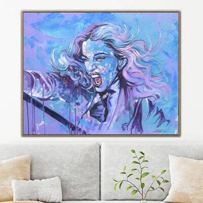 Abstract Custom Paintings from Photo Original Figurative Art Modern Handmade Oil Painting for Indie Room Decor | PAINTING FRO...