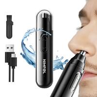 2 in 1, Electric Nose Hair Trimmer, Rechargeable Ear Hair Removal Tool for Men and Women, Portable Clipper, Gift for Any ...
