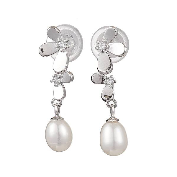Natural Pearl Ear Studs