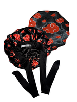 Premium Non Slip Satin Hair Bonnet for Men Women Curly Hair, Dreadlock Loc Cap Silk Double Layer Sleeping & Shower Wrap Anime...