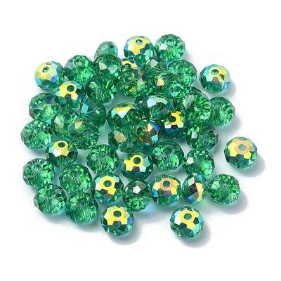 AB Color Plated Glass Beads