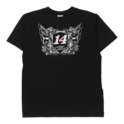 Tony Stewart Chase Authentics Nascar T-Shirt - Large Black Cotton