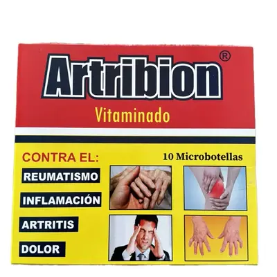 Atri Bion m RojoAntioxidant Dietary Supplement - 10 Microdoses of Vitamin B1, B2, B3, MSM, Glucosamine & Omega for Healthcare...