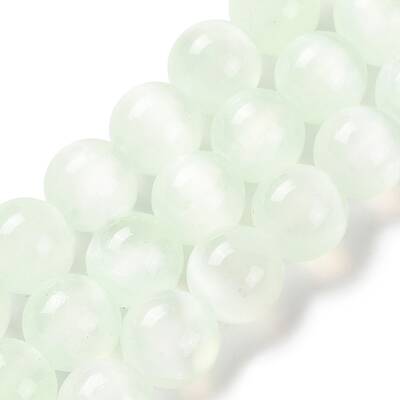 Natural Selenite Beads Strands