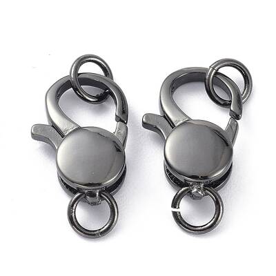 Brass Lobster Claw Clasps