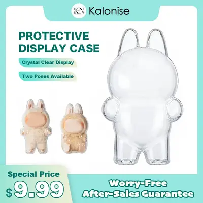 Transparent Protective Cover for Lebubu Plush Figure Doll, The Monsters, Standing & Sitting Posture