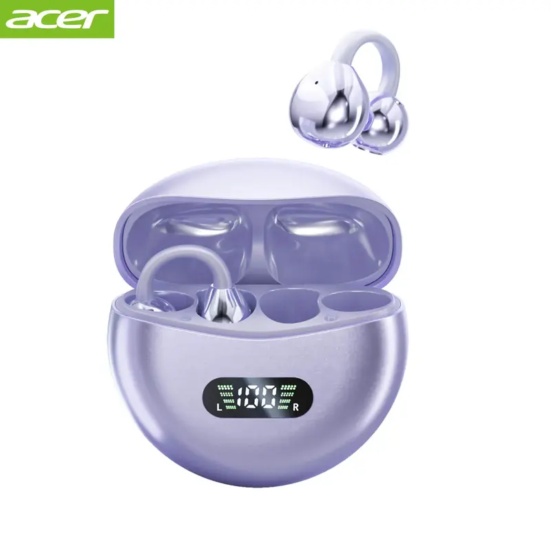 Acer OHR511 Wireless Earbuds 2025 New Clip On Ear Sports Running Long Life High Sound Quality