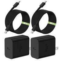 JAYUANONE 2PACK 45W Super Fast Charger Type C, USB C Android Phone Charger Fast Charging Cord with 6ft Cable Compatible with ...
