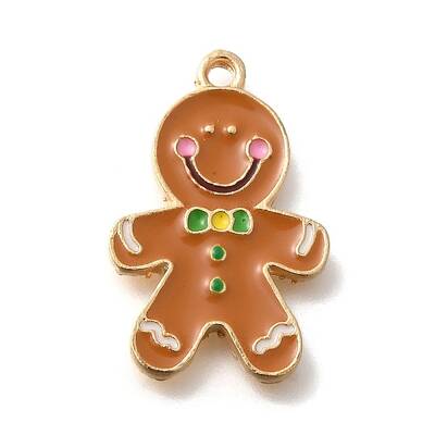 Christmas Theme Alloy Enamel Pendants