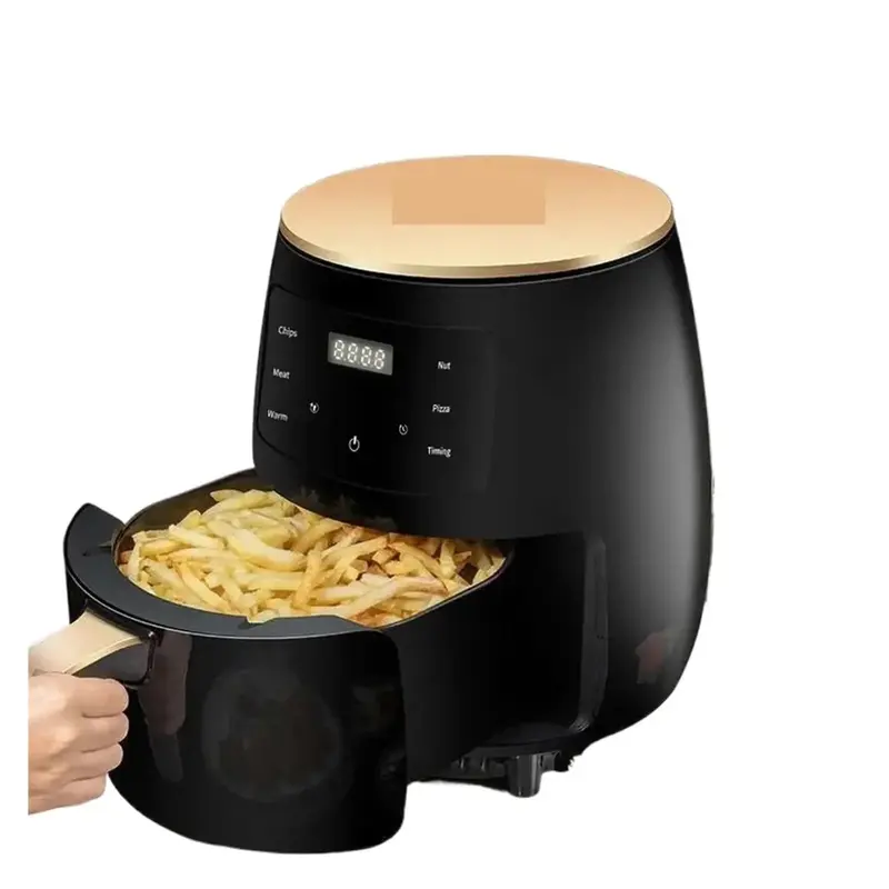 Digital Air Fryer with Touchscreen - Oil-Free Low Fat Cooker, 360° Rapid Air Technology for Fries/Chicken, Auto Shut Off & T...