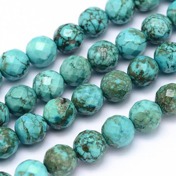 Natural Howlite Beads Strands