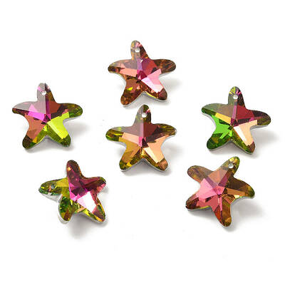 Electroplate Glass Pendants