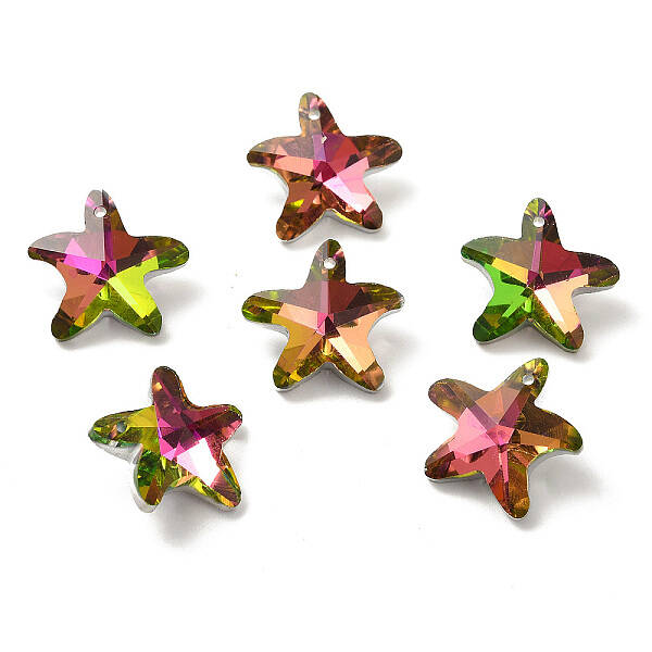 Electroplate Glass Pendants