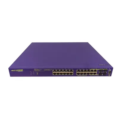Extreme Networks X450E-24P | X450E Series 24 x RJ-45 PoE 10/100/1000Base-T + 4 x Shared SFP Ports Layer 2 Mananged Gigabit Et...