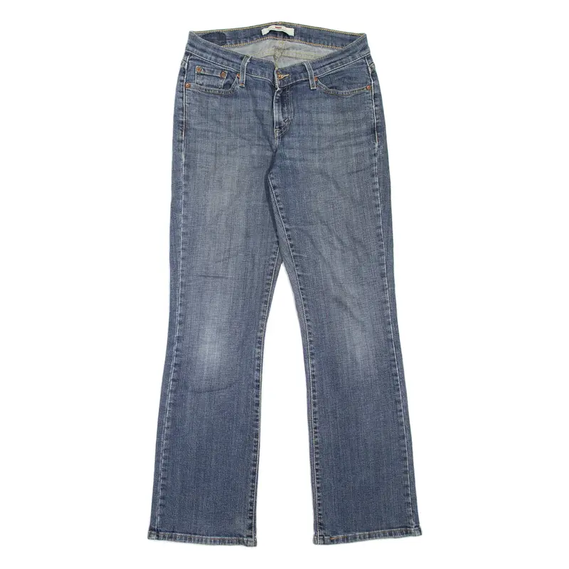 LEVI'S 529 Curvy Womens Jeans Blue Regular Bootcut Stone Wash W29 L31