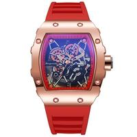 Richard Shangmei new hollowed out watch is a fashionable sports silicone quartz watch with a barrel shaped men's watch. It's ...