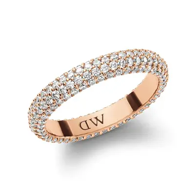 Daniel wellington Sparkling Bronze Ring with Pavé Crystals DW0040062 - Circuit: 54 mm