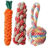 Dog Chew Toy (3 Counts), Durable Pet Teeth Cleaning Toys, Interactive Dog Rope Toy, Pet Supplies for Small Medium Large Dogs ...