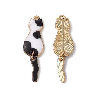Rack Plating Alloy Enamel Pendants