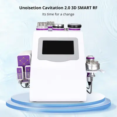 UNOISETION 9 in 1 Ultrasonic Cavitation 40K RF Skin Tightening Body Shaping Machine for Spa Salon Studio Home Use | MS-76D1MA...