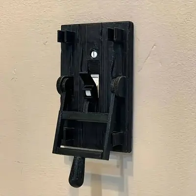 1pc Light Switch Cover With Flip Handle, Frankenstein Light Switch Plate, Horror Movie Props Light Switch Cover