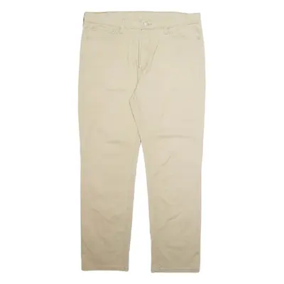 LEVI'S Mens Trousers Beige Regular Tapered W38 L34