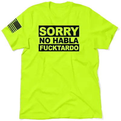F*cktardo - Safety Yellow T-Shirt