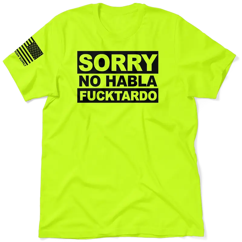 F*cktardo - Safety Yellow T-Shirt