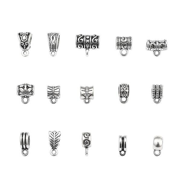 Tibetan Style Alloy Tube Bails