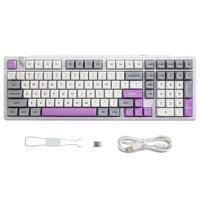 Gamakay TK101 98% Wireless Mechanical Creamykeyboards With Num Pad, Hot Swappable Gaming Keyboard With Gasket Mounted, Pre-lu...