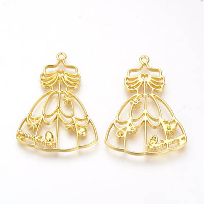 Alloy Open Back Bezel Pendants