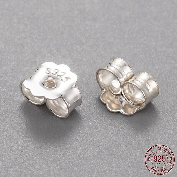 925 Sterling Silver Friction Ear Nuts