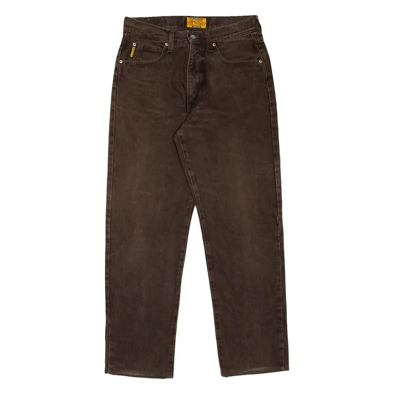 ARMANI JEANS Blue's Factory Mens Jeans Brown Regular Tapered W30 L30