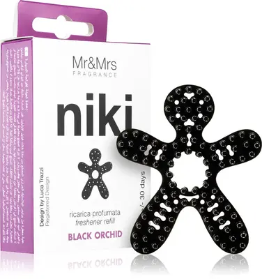 Mr&mrs fragrance Niki Black Orchid - Black Car Refill