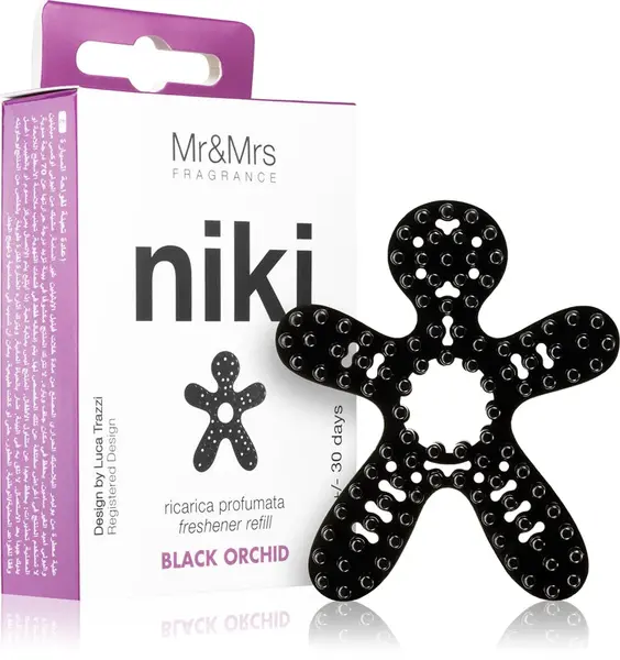Mr&mrs fragrance Niki Black Orchid - Black Car Refill