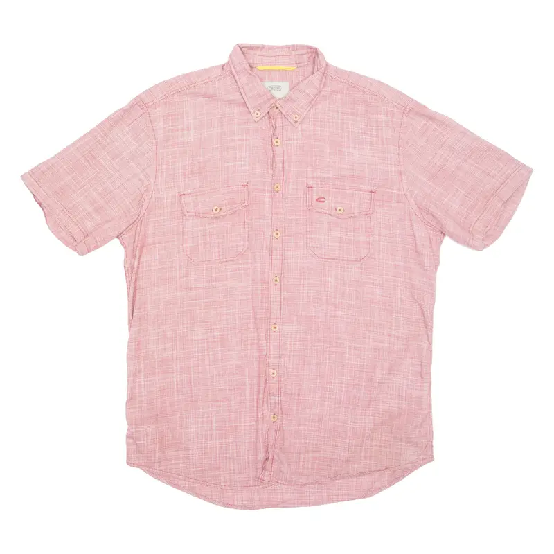 CAMEL ACTIVE Mens Plain Shirt Red L