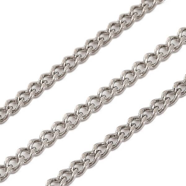 Rack Plating Brass Twisted Chain