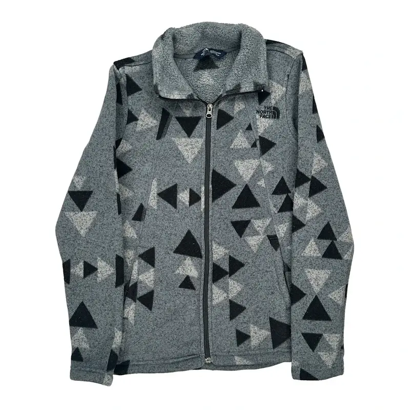 The North Face Fleece Jacket - Small Grey Polyester
