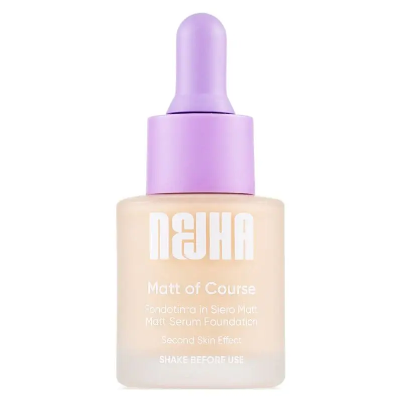 Nejha Matt Of Course – Matt Foundation C01 - Porcelain (18 ml)