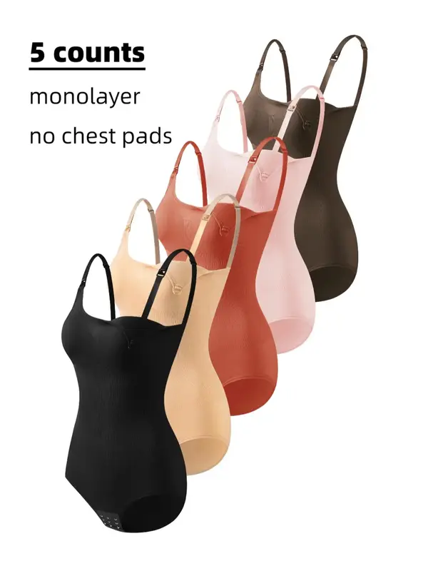 Women's Solid Color Nursing Swimsuit, Tummy Control Chest Support Postpartum Swimwear, Maternity Swimsuit for Summer Beach Ho...