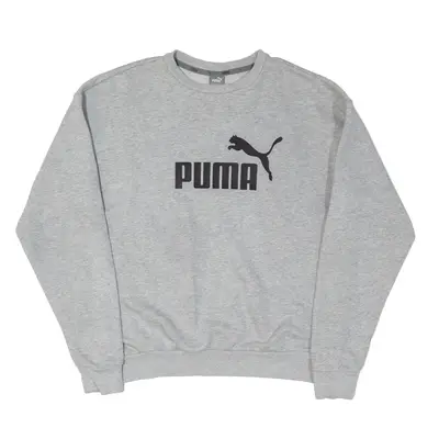 PUMA Sweatshirt Grey Womens UK 12