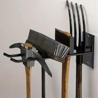 Wall Mounted Tool Holder, Multi-use Garage & Garden Rack for Shovels, Rakes, Brooms, Heavy-duty Iron Storage Hooks, Outdoor, ...